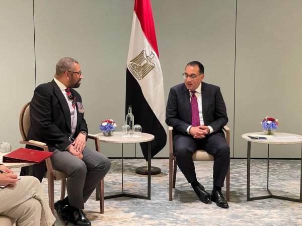 وزير خارجية بريطانيا يؤكد لـ«مدبولي»: مصر شريك مهم لنا 