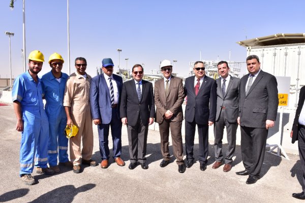 وزيرا البترول فى مصر والاردن يفتتحان مشاريع غاز لشركة فجر فى الاردن 