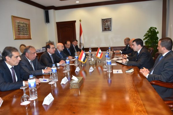 وزير البترول يستقبل وزير الطاقة والمياه اللبناني لبحث سيل التعاون المشترك