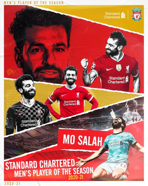 محمد صلاح أفضل لاعب في ليفربول لموسم 2021