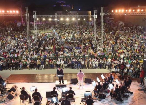 علي الحجار يقدم واحدة من أقوى حفلاته بمهرجان القلعة للموسيقى
