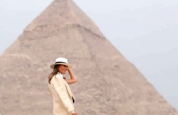 أول تعليق لميلانا ترامب بعد زيارتها لمصر