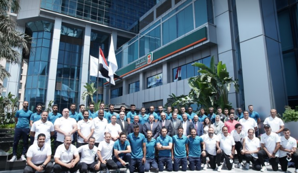 البنك الأهلي المصري يكرم فريقه الأول لكرة القدم