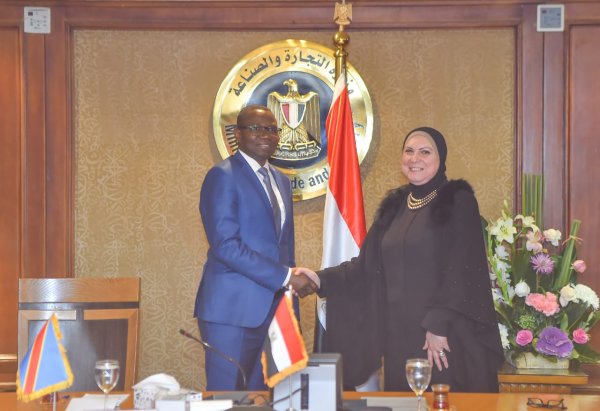 مصر والكونغو الديمقراطية يبحثان تعزيز التعاون الصناعى المشترك
